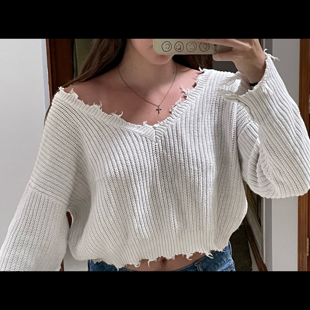 Forever 21 cropped sweater